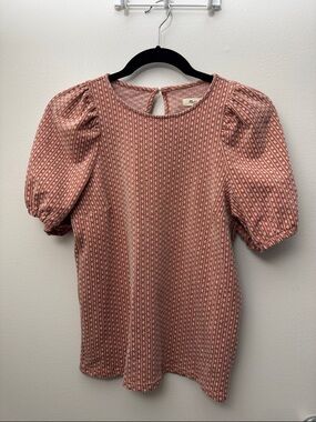 Madewell Puff Sleeve Knit Top